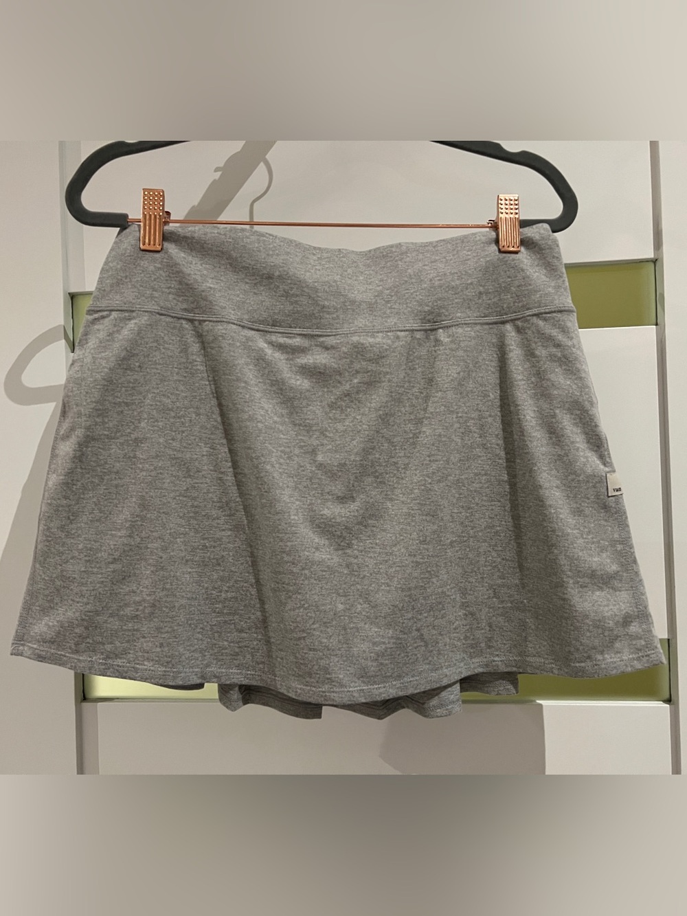 Vuori Women's Halo Performance Skirt Pale Grey Heather Medium
